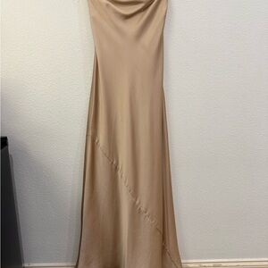 Show Me Your MuMu Gold Dress